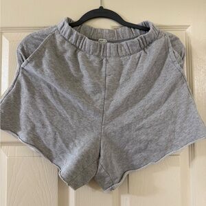 Gray Women's sweat Shorts
